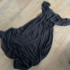Off shoulder black dress